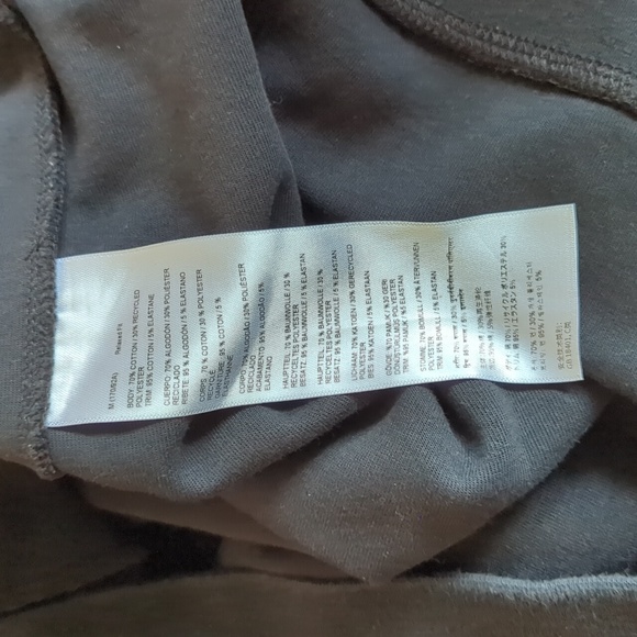 Apple Bomber Full-Zip Jacket Men's Medium in Black Relaxed Fit Made in USA - Picture 7 of 7